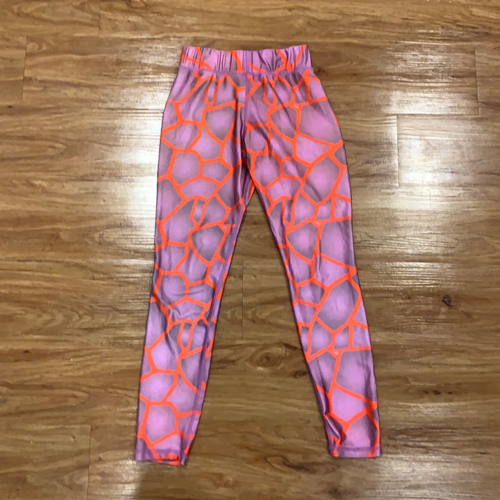 Hot Lava Purple Leggings Size S